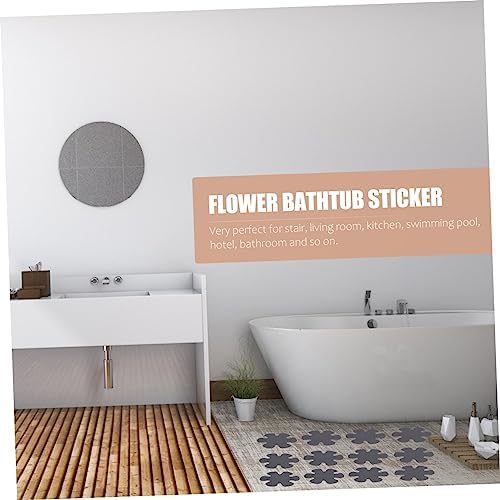 Non-Slip Flower Bathtub Stickers 20pcs Peva Bath Safety Decals
