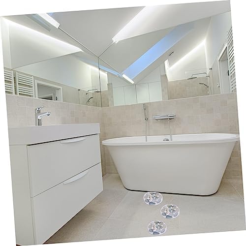 4PCS Anti-Slip Bathroom Stickers with Stone Pattern
