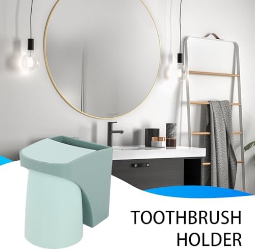 Sturdy Wall Mounted Toothbrush Holder with Magnetic Design
