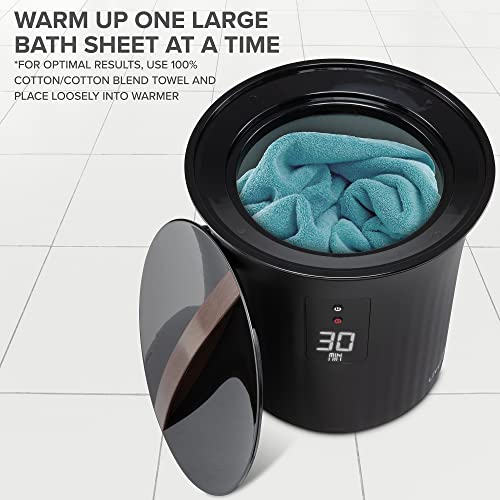 Live Fine Towel Warmer with LED Timer and Auto Shut-Off