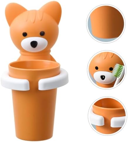 PLAFOPE Wall Toothbrush Holder Set