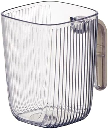 Cyrank Toothbrush Cup with Handle - Reusable and Unbreakable