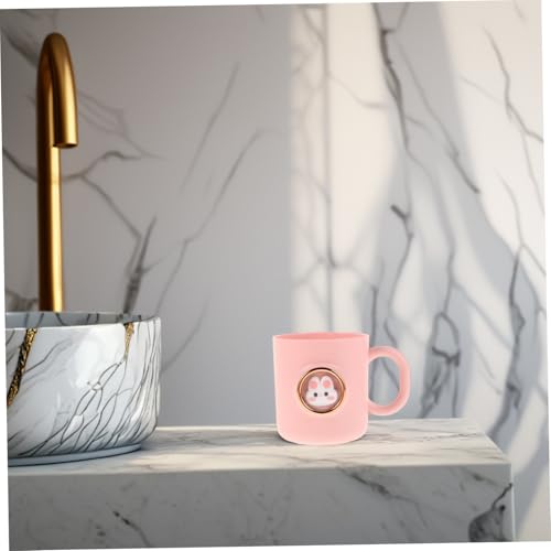 FOMIYES Cute Rabbit Toothbrush Cup Holder