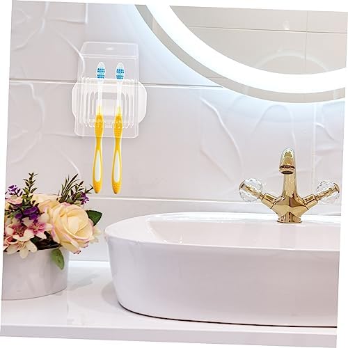 Alipis Wall Mounted Toothbrush Holder with Tumbler 1