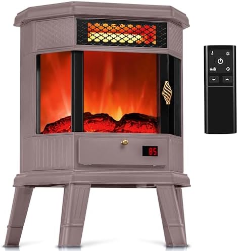 RealSmart 22 in Electric Fireplace with 3D Flame Effect and Remote Control