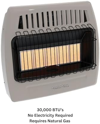 Comfort Glow 30000 BTU Natural Gas Heater Indoor Vent Free