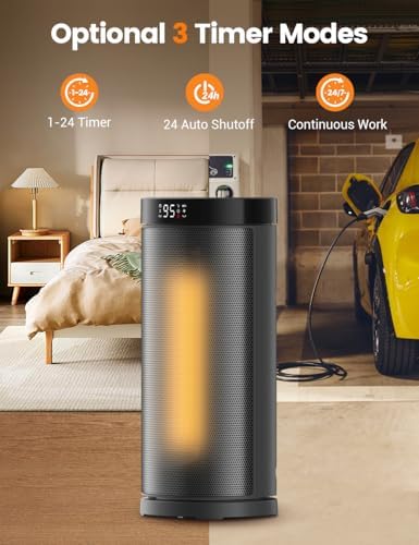 Sunnote Space Heater 1500W Fast Heating with Remote Control