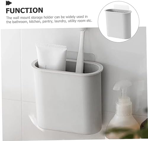 Hoement Wall Toothbrush Holder with Drainage
