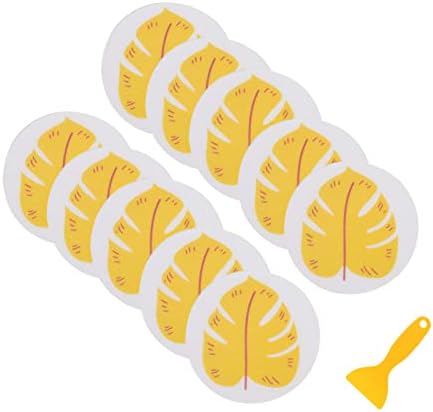 Zerodeko 1set Leaf Stickers - Non-Skid Bath Safety Decals for Kids
