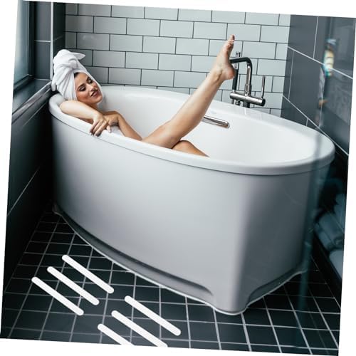 JECOMPRIS 1set Anti-Slip Shower Stickers Peva Safety Strips