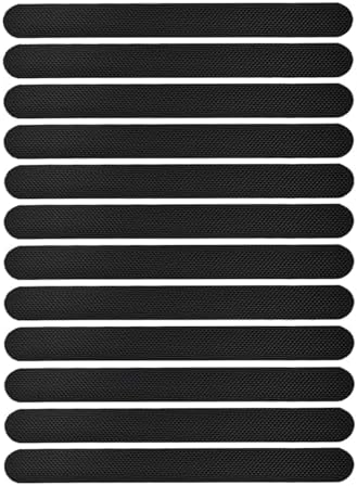 JISADER 12x Non-Slip Bathtub Stickers for Safe Traction