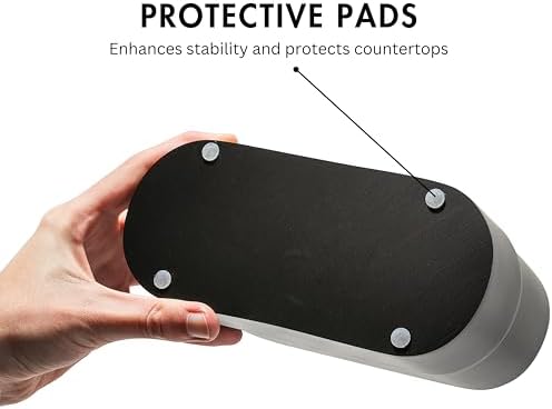 Matte Black Toothbrush Holder with 2 Compartments