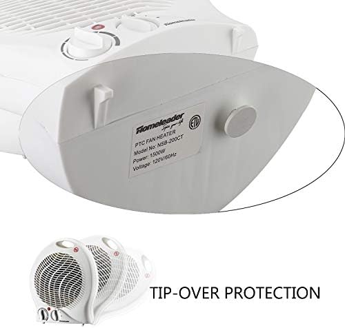 Homeleader Space Fan Heater with Thermostat