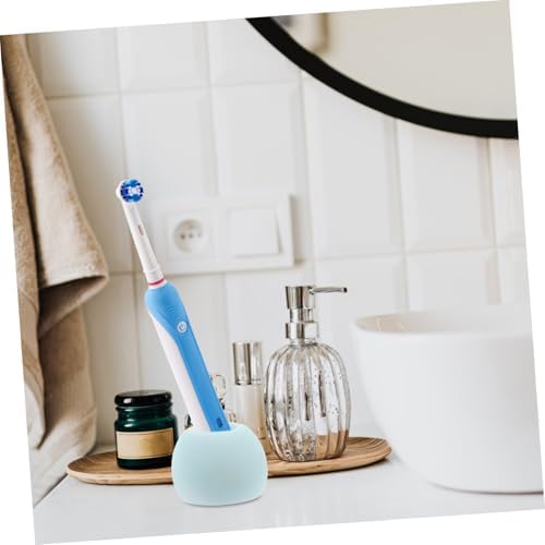 Mobestech 3pc Diatomite Toothbrush Stand Holder Organizer for Bathroom
