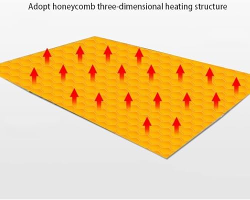 EYPKPL Heated Floor Rug with Timer and Overheat Protection 1