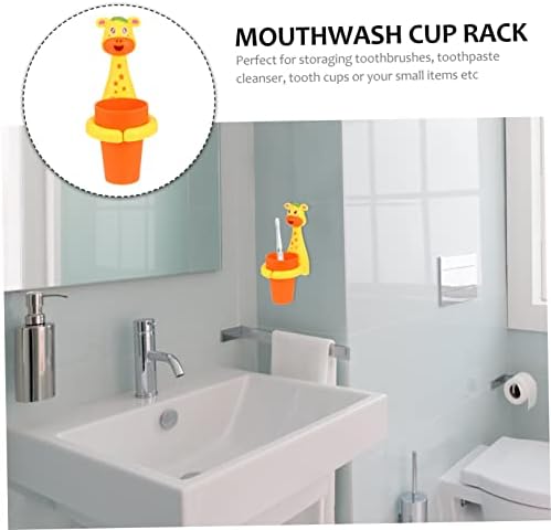 Toothbrush Holder Rack PP Plastic Cups Ventilated