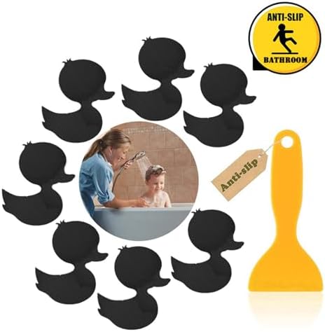 12pcs Anti-Slip Duck Mats for Bathtub and Bathroom Use