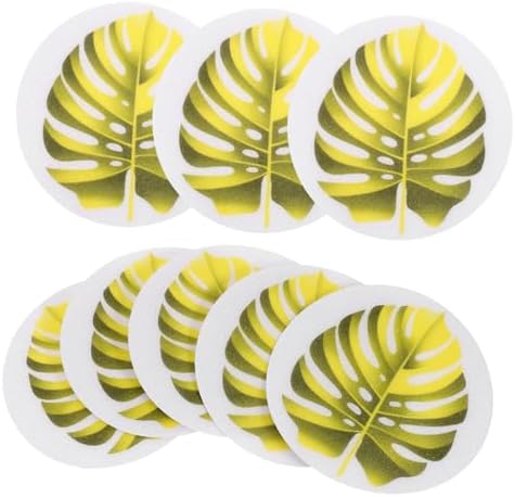 HOLIDYOYO 1Set Leaf Shape Non-Slip Bathtub Stickers