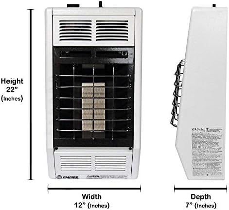 Empire SR10TW Natural Gas Space Heater 10000 BTU