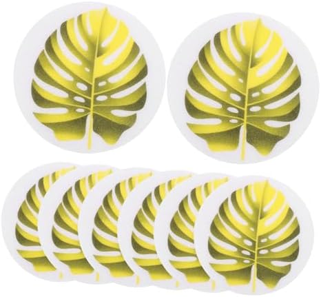 FONDOTIN Leaf Design Non-Slip Bathtub Stickers Set