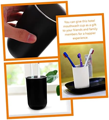 Ciieeo 2pcs Unbreakable Mouthwash Cups for Travel and Bathroom Use