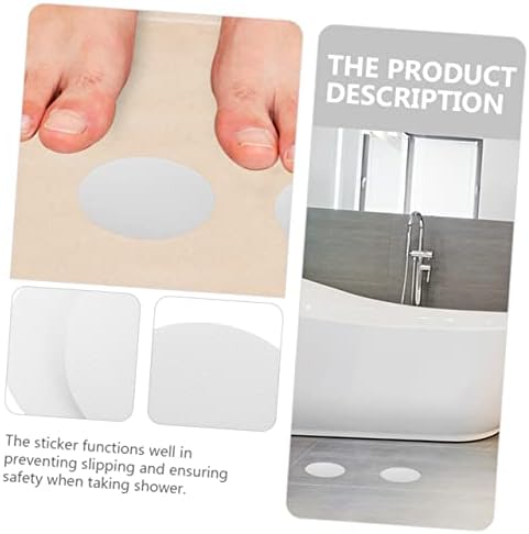 20pcs Round Transparent Non-Slip Bath Stickers