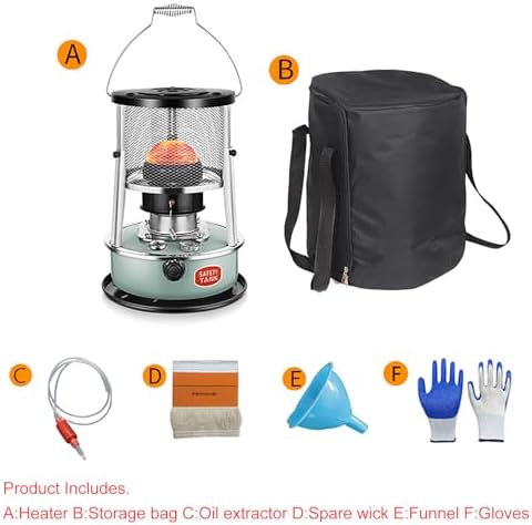SUZEPER Kerosene Heater 2-in-1 Portable Indoor Outdoor Heater