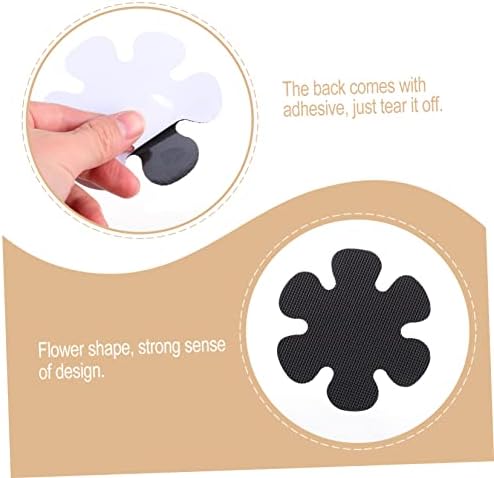 Unomor 20Pcs Flower Shaped Non-Slip Bathtub Stickers