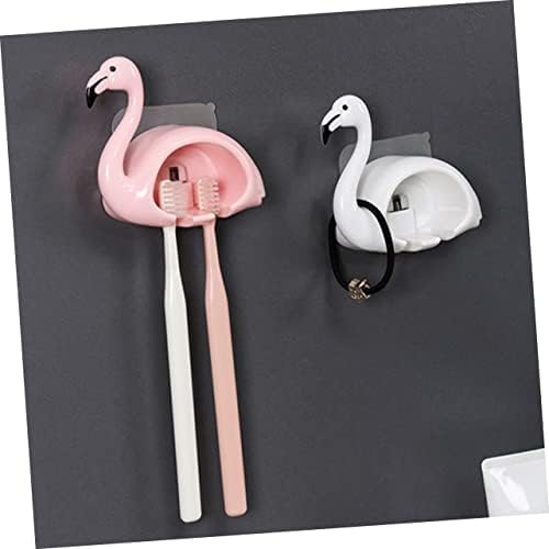 Homoyoyo Pink Flamingo Electric Toothbrush Wall Mount Holder 1