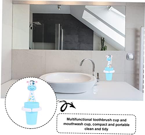 Wall Mounted Toothbrush Holder with Cups Set