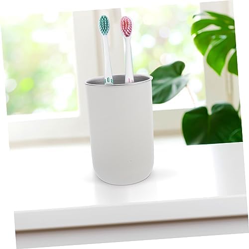 GLEAVI Stainless Toothbrush Holder with Mouthwash Cup for Kids