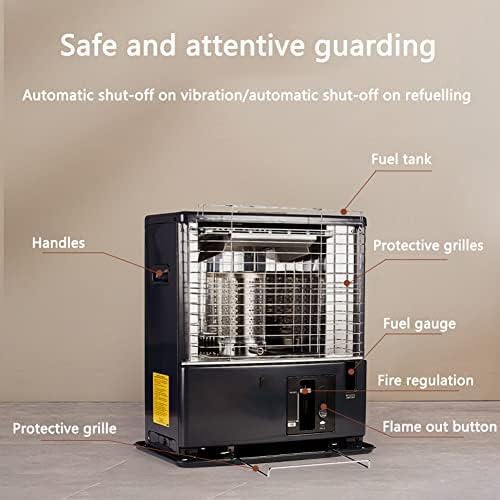 Portable Kerosene Stove with 360 Heating and Grill Function