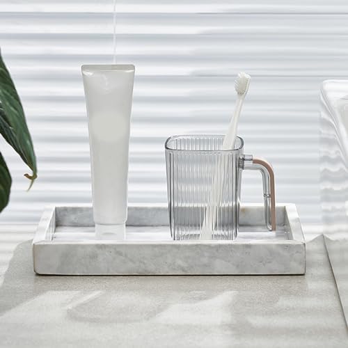 Cyrank Toothbrush Cup with Handle - Reusable and Unbreakable