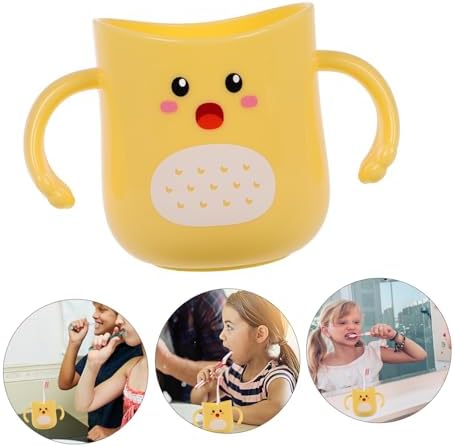 Unbreakable Kids Tooth Brush Cup with Cartoon Holder
