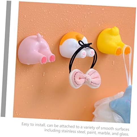 PRETYZOOM Animal Butt Hook Hanger Wall Toothbrush Holder
