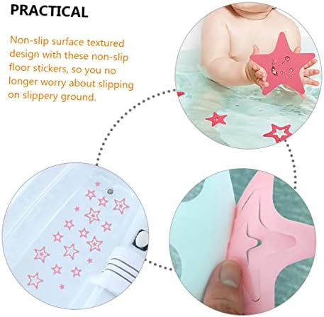LIFKOME 12Pcs Star Shape Non-Slip Bathtub Floor Stickers
