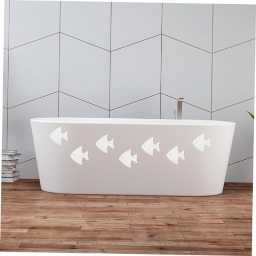 Ciieeo 12pcs Fish Style Bathtub Stickers