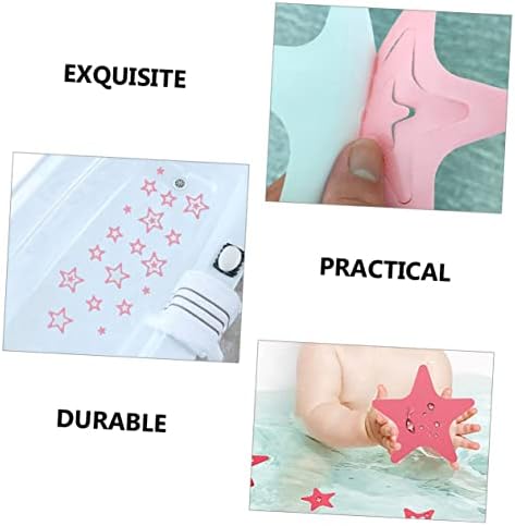 Mobestech 12pcs Star Shape Skid Bath Stickers