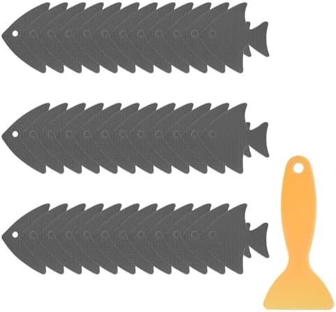 HARFINGTON 36pcs Fish Bathtub Stickers Set Anti-Slip