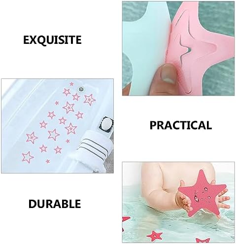 Luxshiny 12Pcs Star Shape Non-Slip Bathroom Stickers 1