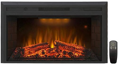 Valuxhome Electric Fireplace with Fire Crackling Sound and Overheating Protection