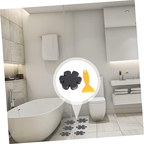 Yardenfun 20Pcs Flower Shaped Non-Slip Bathroom Stickers