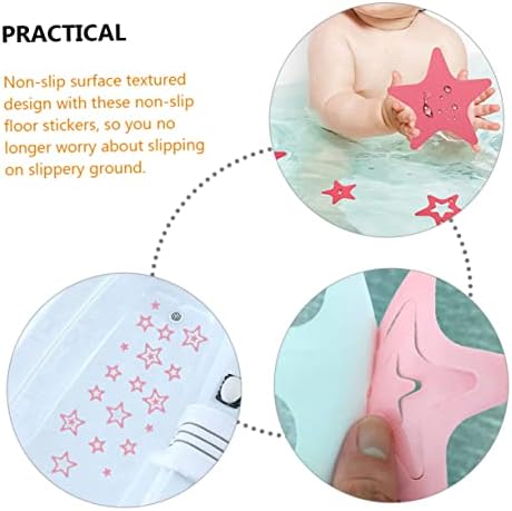 HAKIDZEL 12 Pcs Anti-Slip Star Pattern Bathtub Stickers