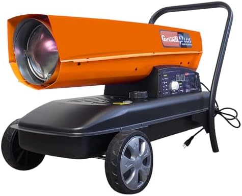 Portable Torpedo Kerosene Heater with Thermostat and Overheat Protection