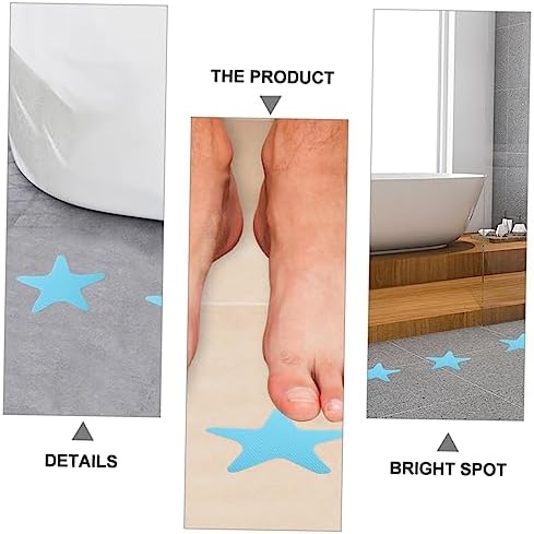 Ciieeo 40pcs Star Shape Anti-Slip Bath Decals