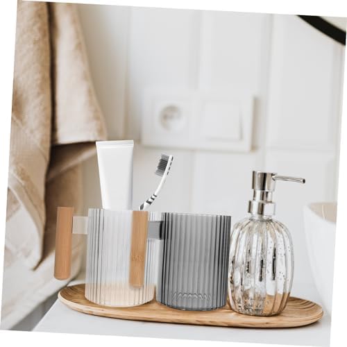 LIFKOME 4Pcs Reusable Toothbrush Holder Cup for Bathroom and Travel