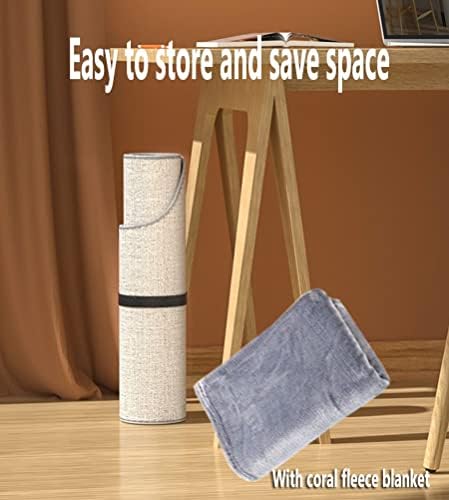 GGGUOJINN Portable Electric Space Heater with Coral Blanket