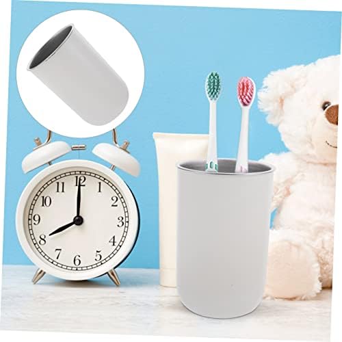 PAMINGONO Multi-Functional Stainless Steel Bathroom Cup for Toothbrush Storage