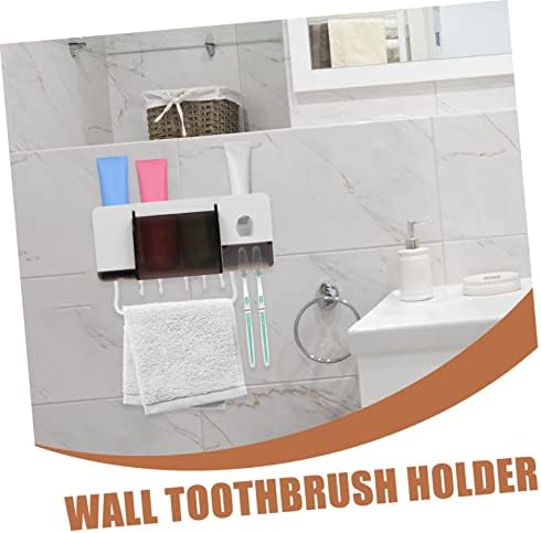 PRETYZOOM Wall-Mounted Toothbrush Holder for Adults and Kids