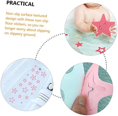 LIFKOME 12Pcs Star Shape Non Slip Bath Tub Stickers